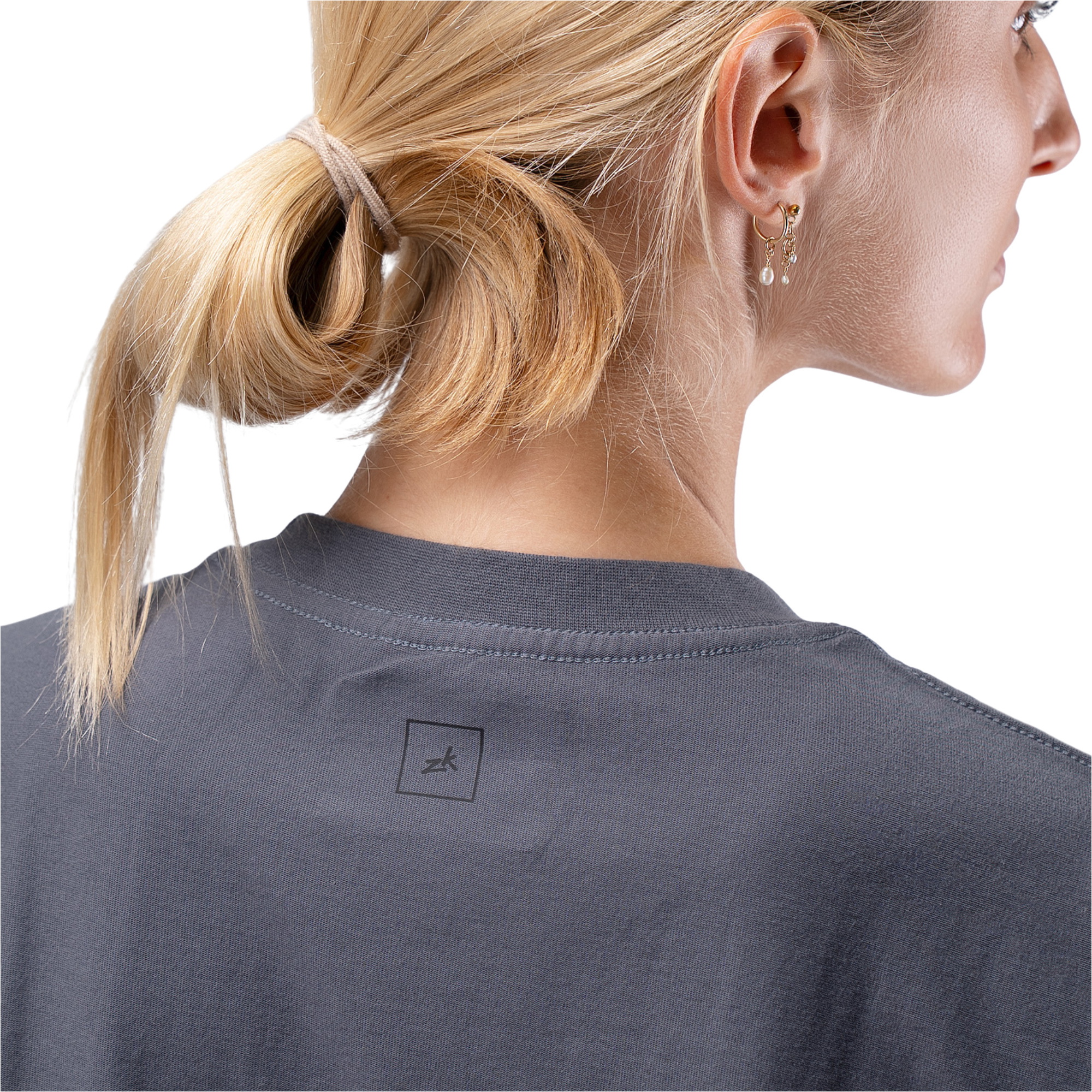 2026 Zhik Womens Logo Cotton Tee TEE-0735-SLT-W - Slate